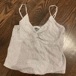 A&F Blue Floral tank top/ camisole.